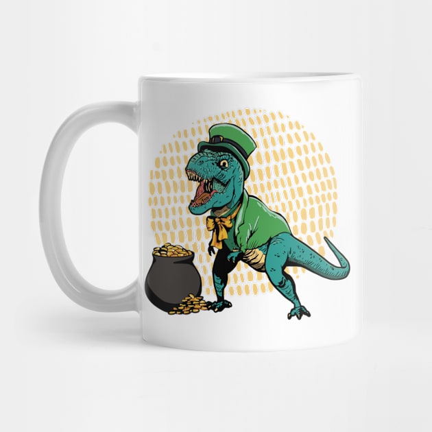 St. Patrick's Day t-rex by AntiAntiFlorian